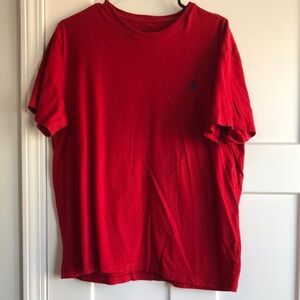 Polo Ralph Lauren Men's Red T-Shirt Size L